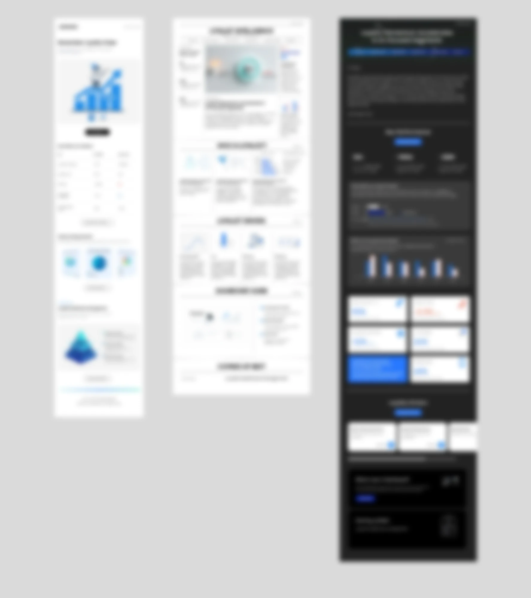 Three newsletter direction proposals — CRM Email, Newspaper, Dashboard