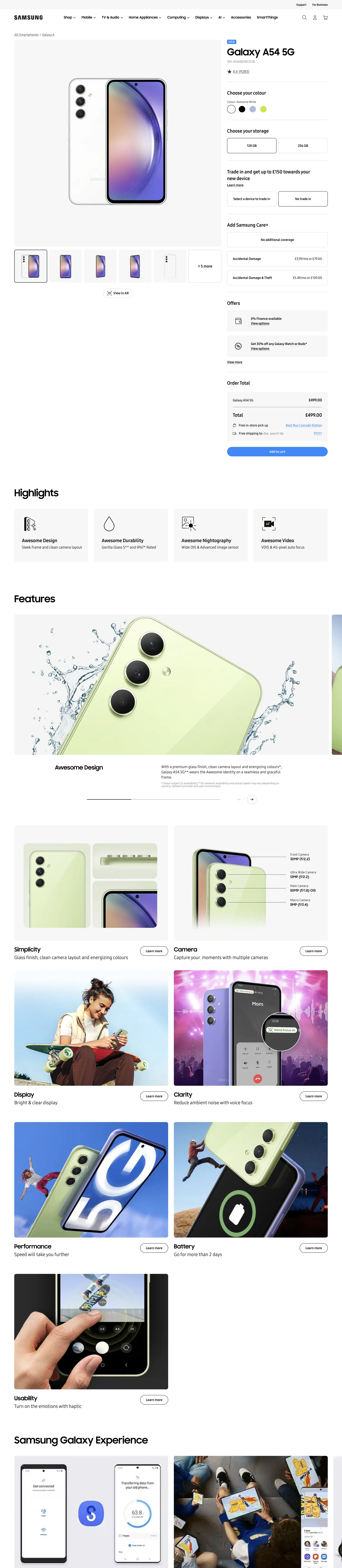 Product Detail Page